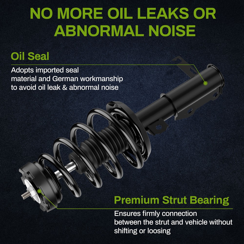 2Pcs Front Struts Quick Shocks Coil Spring Assembly For 2011-2016 Buick LaCrosse