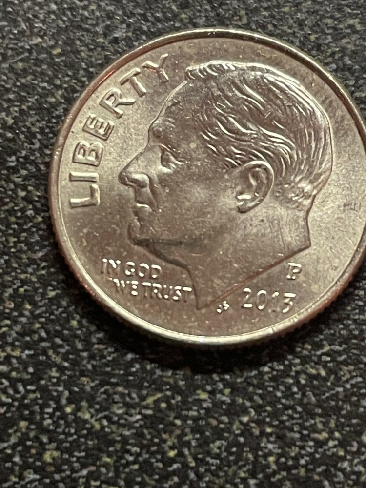 Beautiful 2013-P Roosevelt Dime