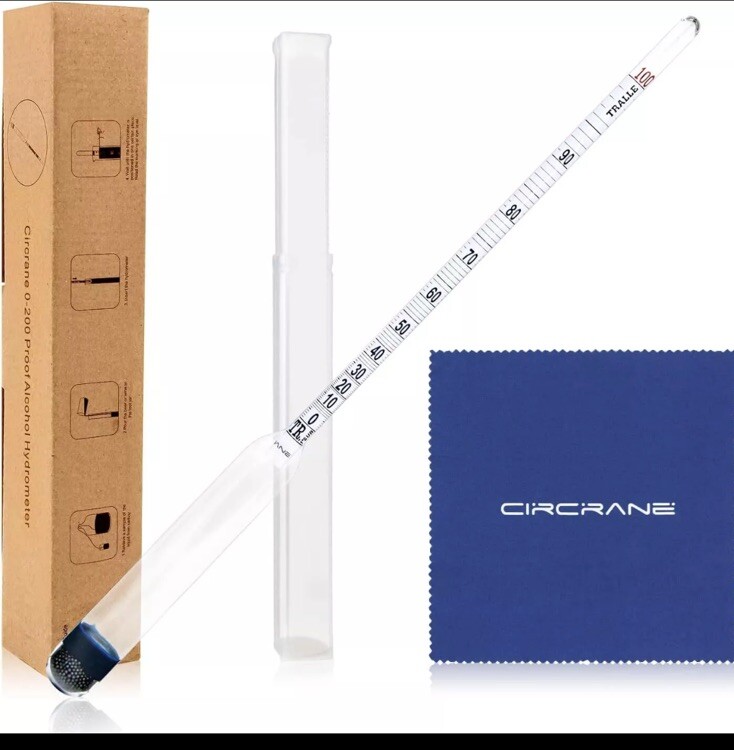(5) Circrane Maple Syrup Hydrometer with BRIX & Baume Scales Density Meter NEW!