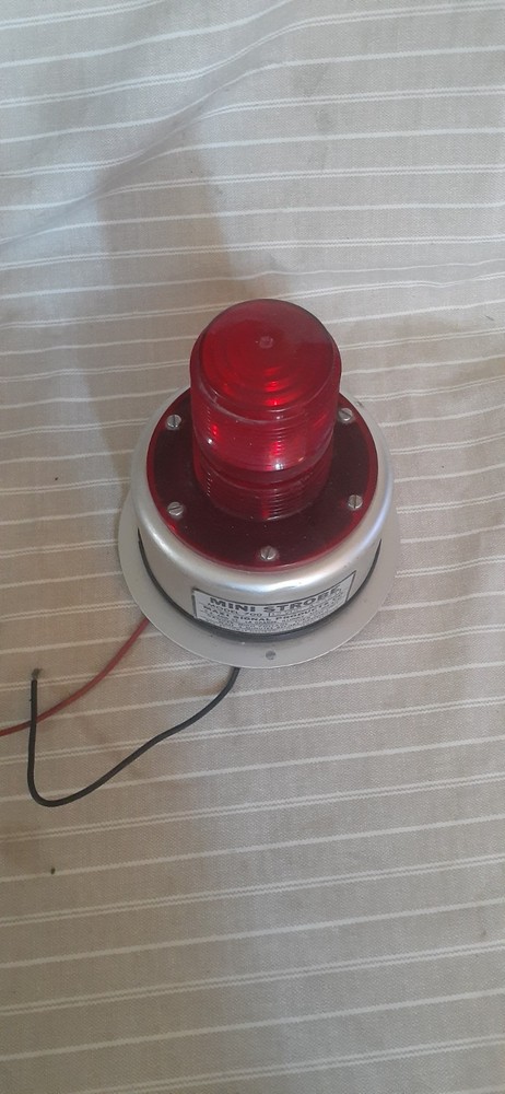 Tomar Maxi Signal Mini Strobe model 700 Red Light 12VDC