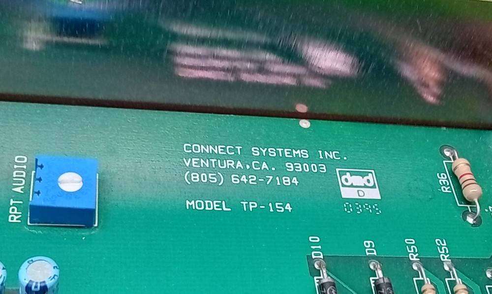 Connect Systems Inc TP-154 Shared Repeater Tone Panel