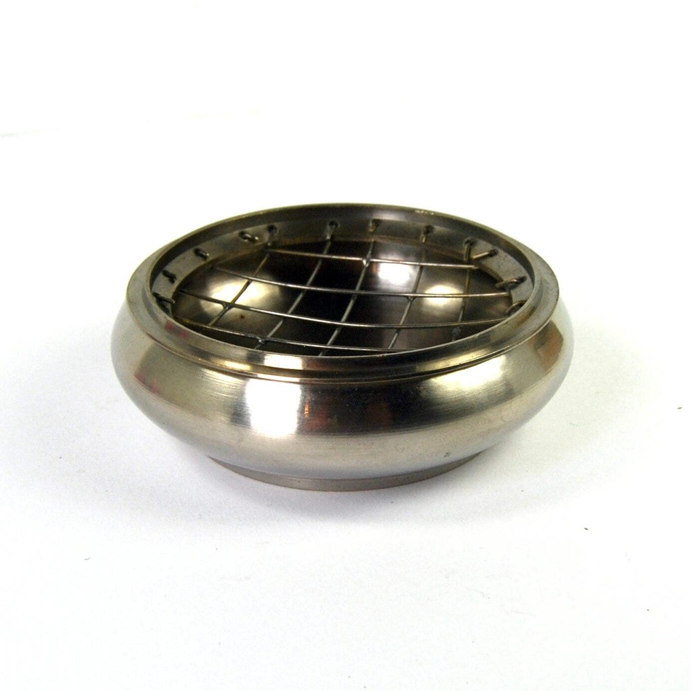 Simple Silver Charcoal Burner for Resin Incense