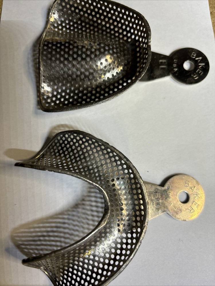 Baker Impression Tray Set EL Perforated Lower & Upper