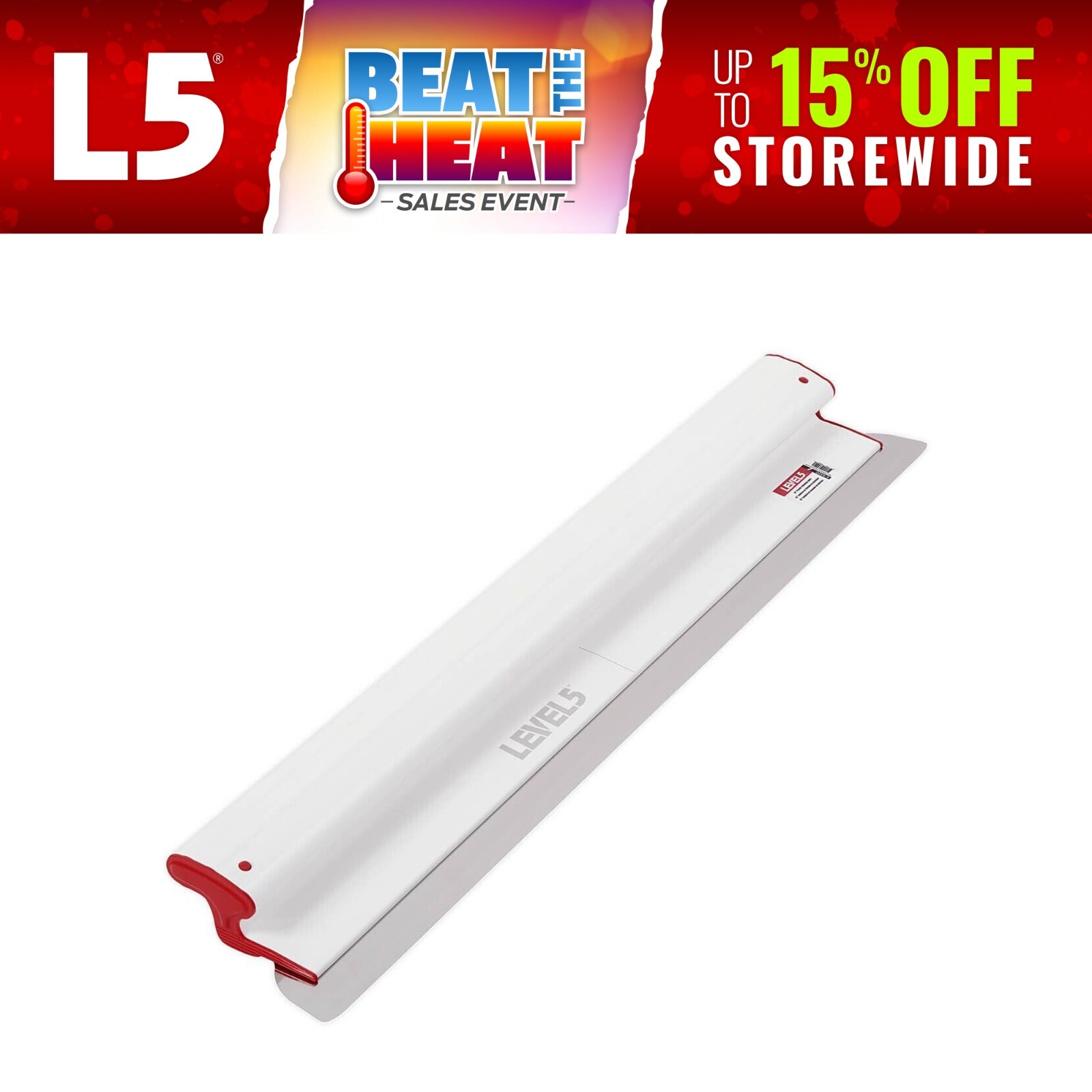 LEVEL5 24" Composite Skimming Blade Stainless Steel | 4-924C