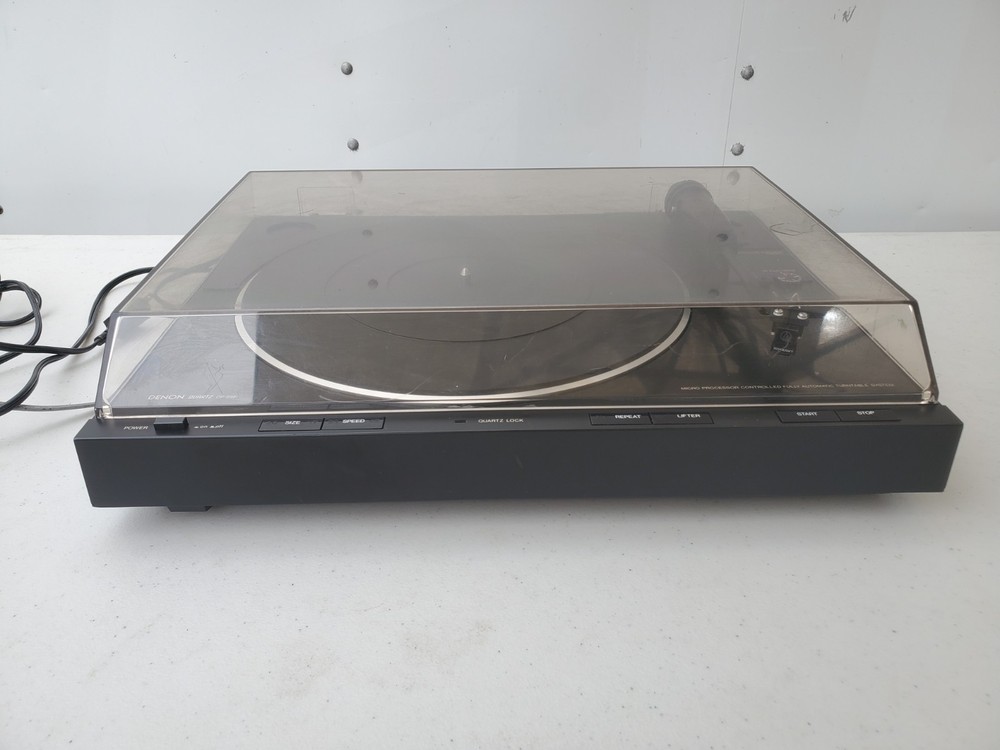 Denon Turntable Quartz DP-23F Micro Processor Fully Automatic Turntable System