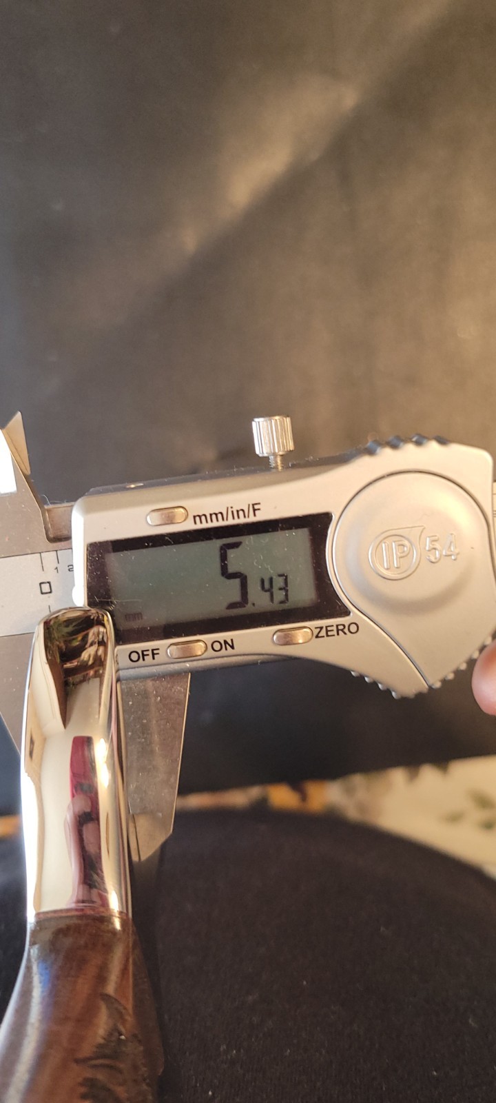 Impact Cutlery Custom D2 Steel Dagger Knife Engraved Rosewood Handle- 2402