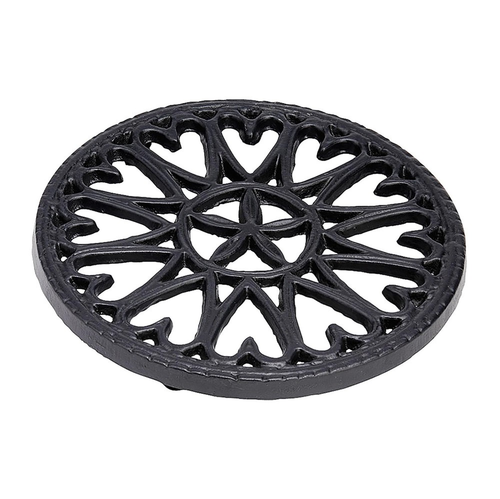 Blue-Black Sunburst Trivet