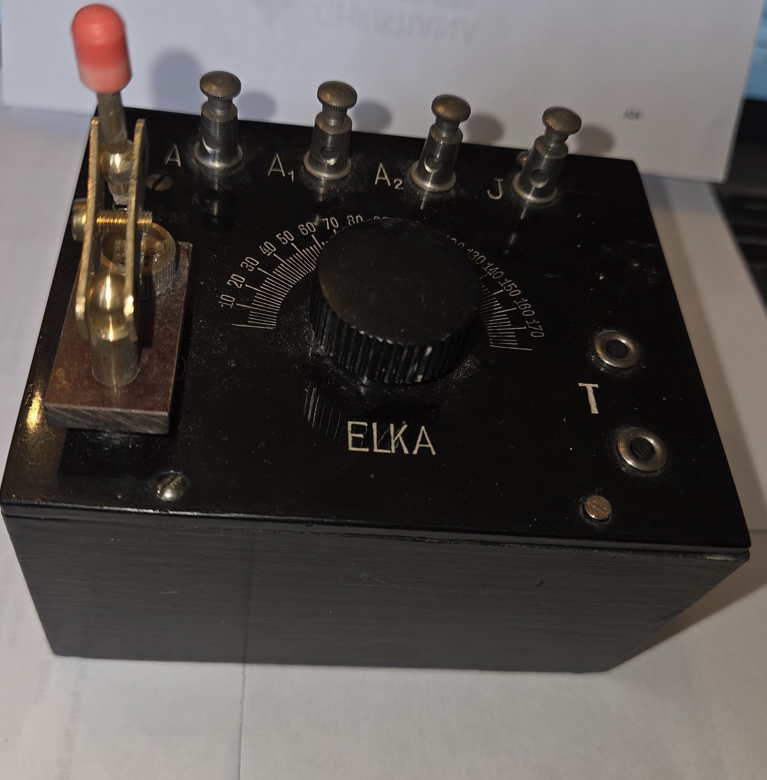 1930s CRYSTAL RADIO ELKA Radio Receiver