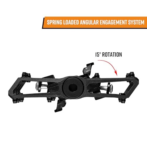 Ripper2 Mountain Bike Clipless Pedals, Compatible with SPD Cleats, Single Side