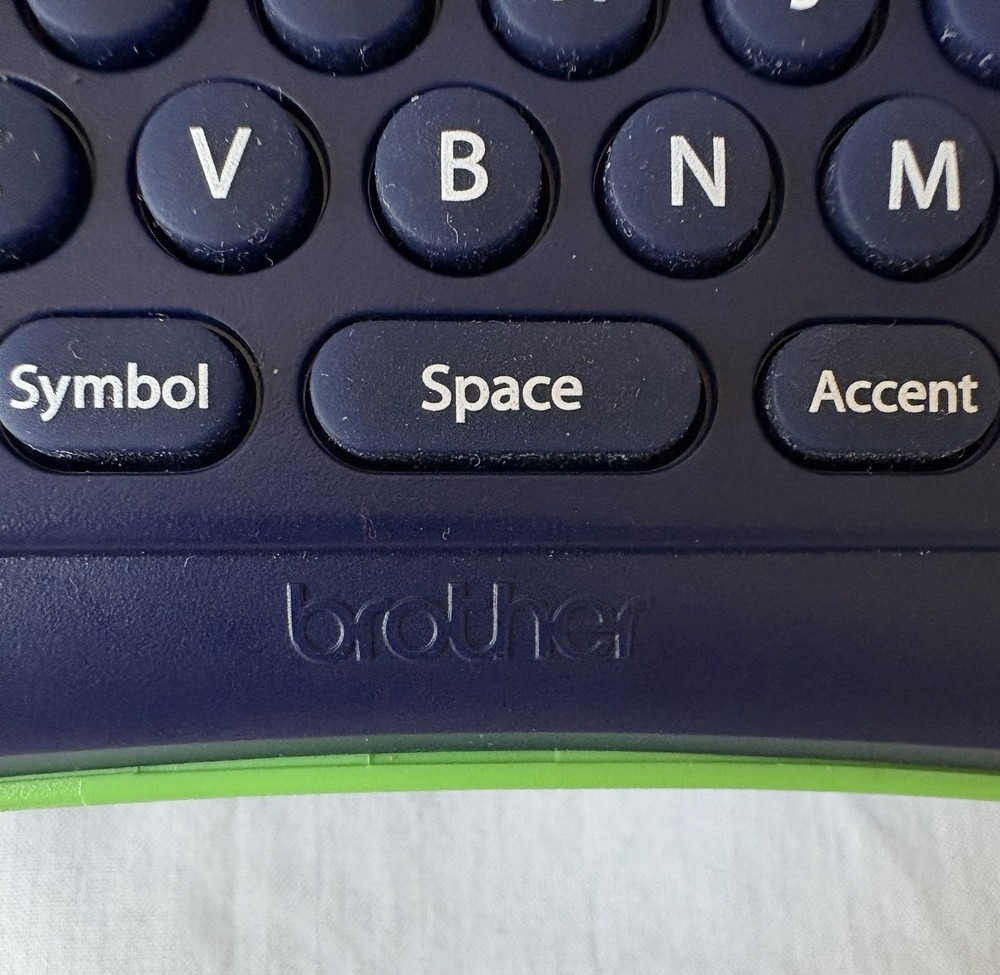 Brother PT-80 P-touch Electronic Labeling System Handheld Tested Working Clean