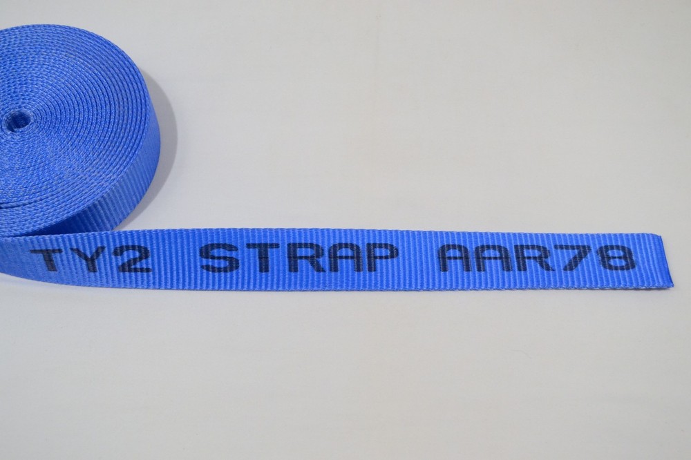 Blue Polyester TY 12K - AAR - 12' x 1 5/8" (H69)