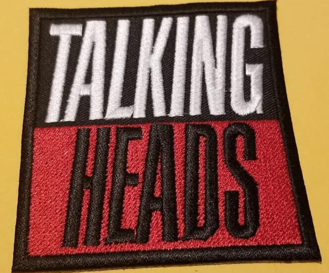 Embroidered Talking Heads Rock band Patch approx 3x3"
