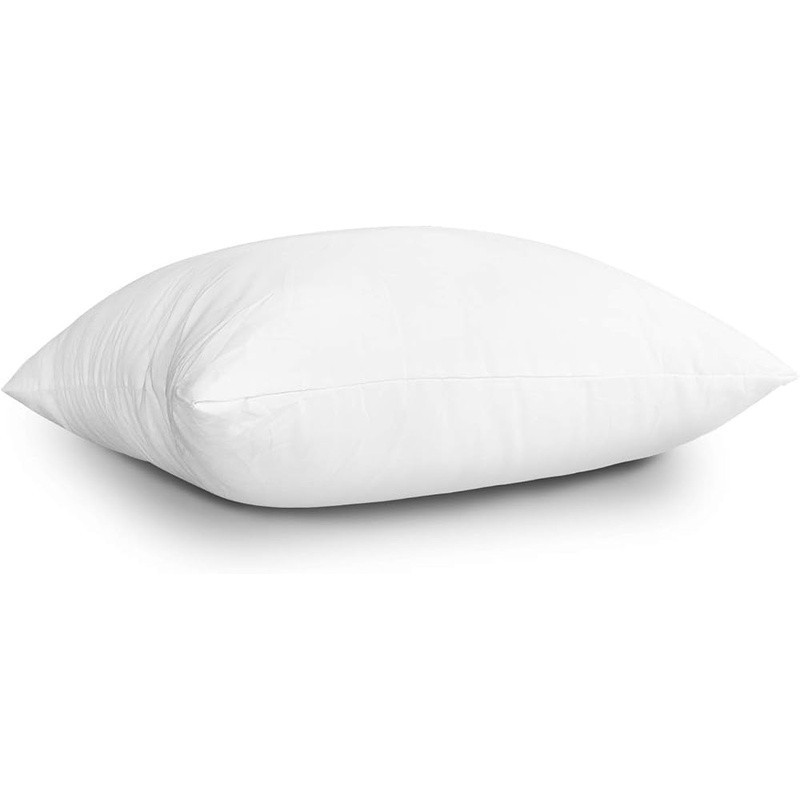 Microfiber Polyester Throw Pillow Insert 26x26 Machine Washable Fluffy 4 Count