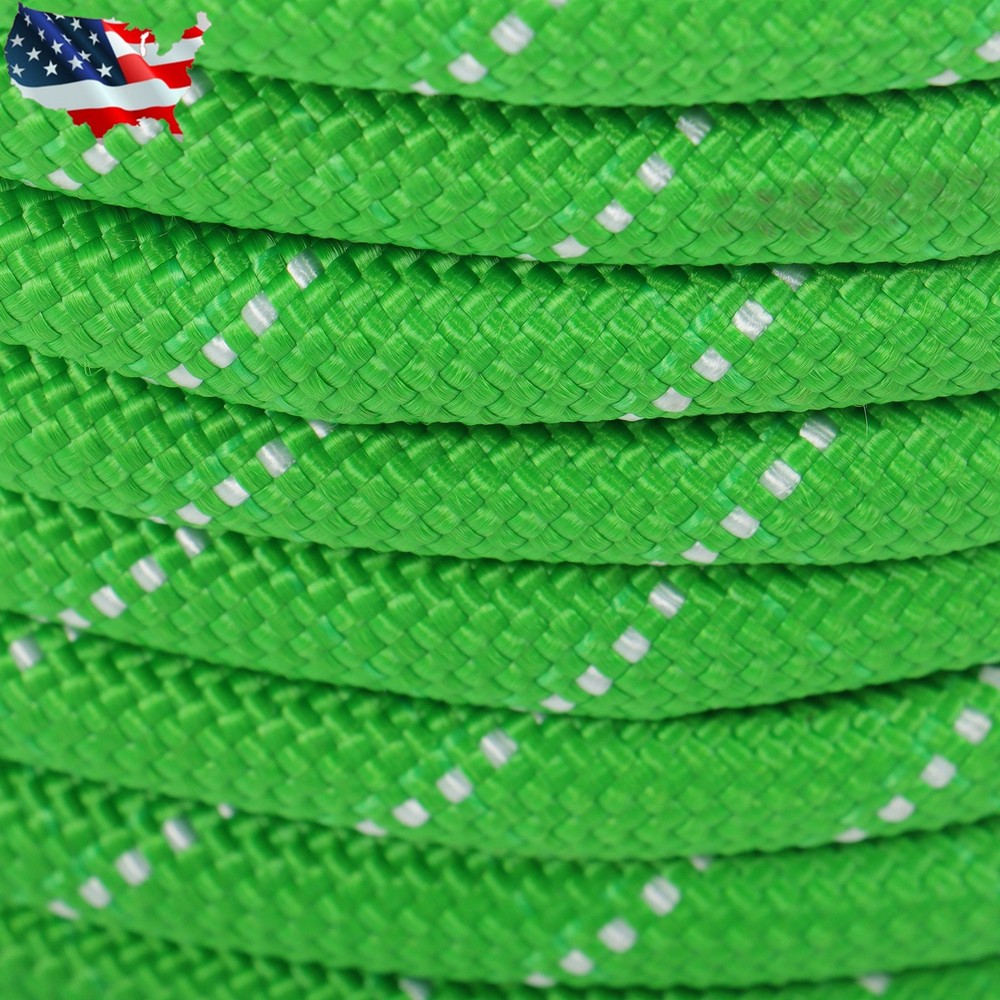Pulling Rigging Line 1/2" × 125' Double Braided Polyester Arborist Bull Rope
