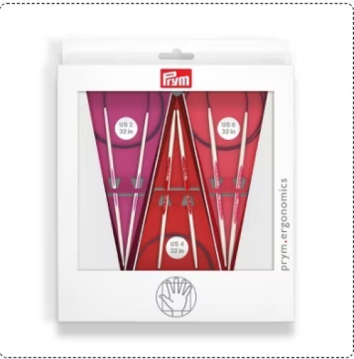 Prym Ergonomics Circular Knitting Needles 32 Inch Assorted Sizes Lightweight ...