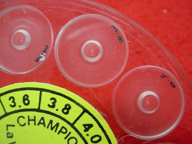 Champion's Choice- Globe Aperture Storage Case- Numbered for Apertures- Nice !!