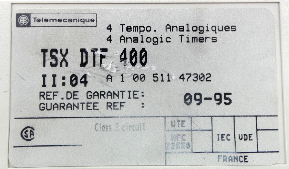 Telemecanique TSX DTF 400 Timer Module -used-