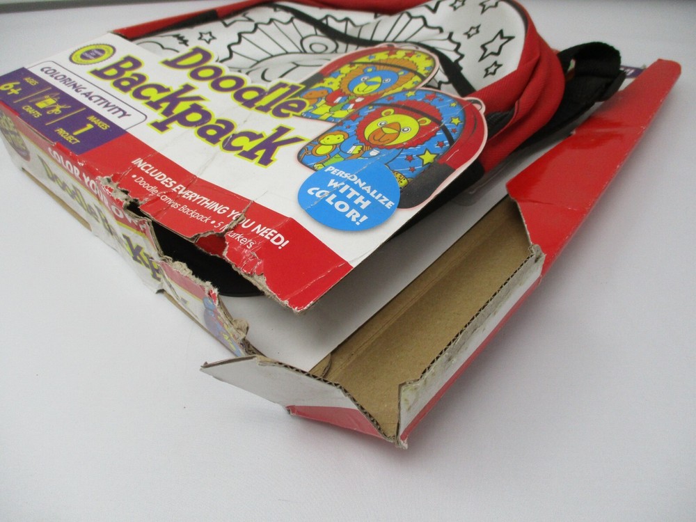 Made By Me Doodle Backpack Coloring Activity