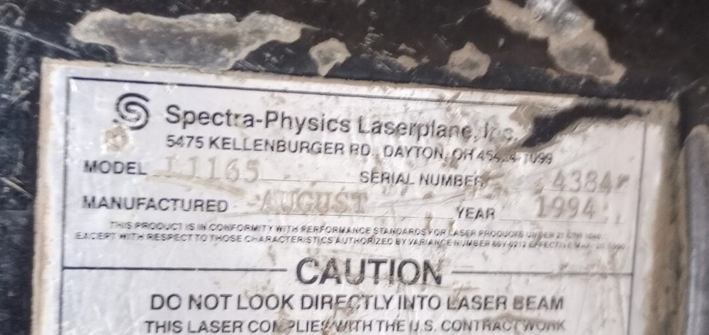 Spectra dialgrade Pipe Laser with Case and Cords