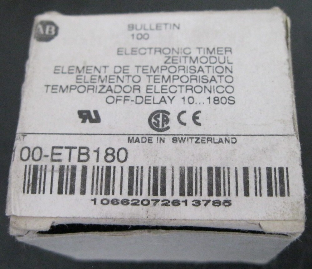Allen-Bradley 100-ETB180 Electronic Timer
