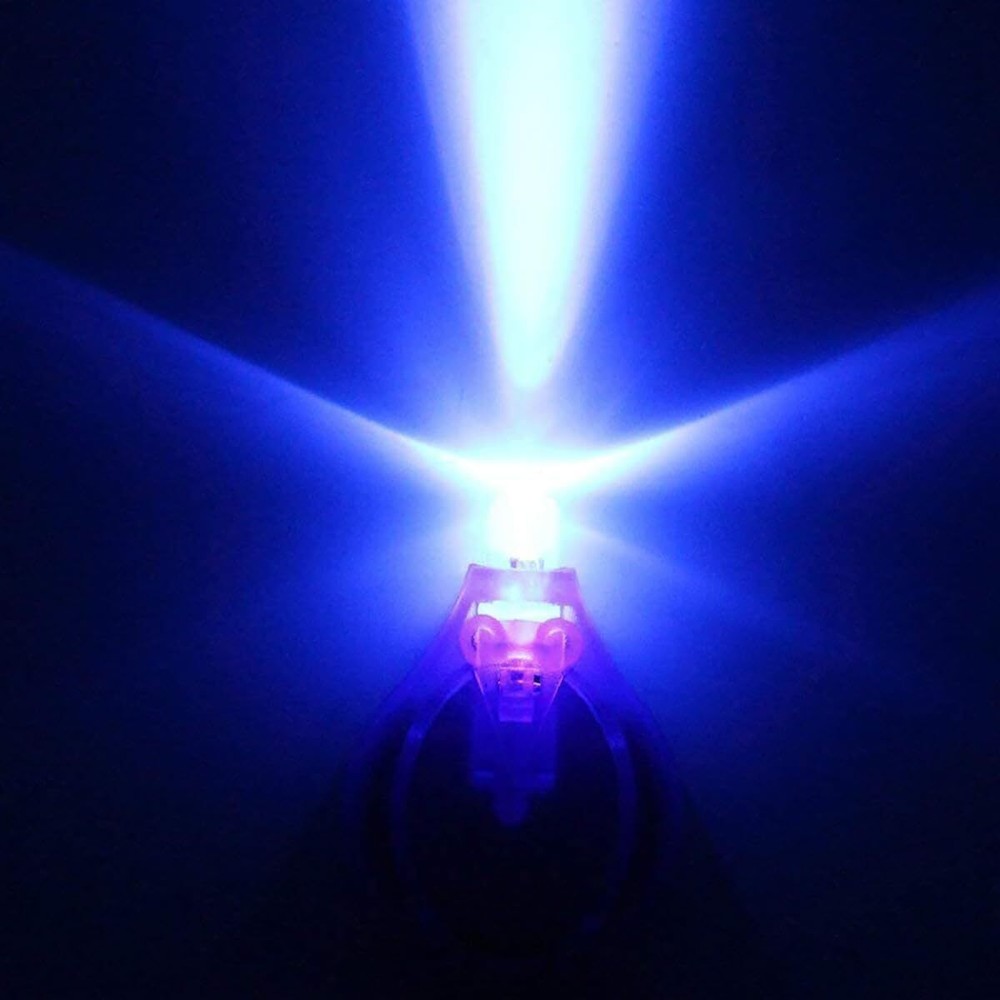 20/100PCS UV Mini Keychain LED Flashlight Key Ring Light Torch Black Light US