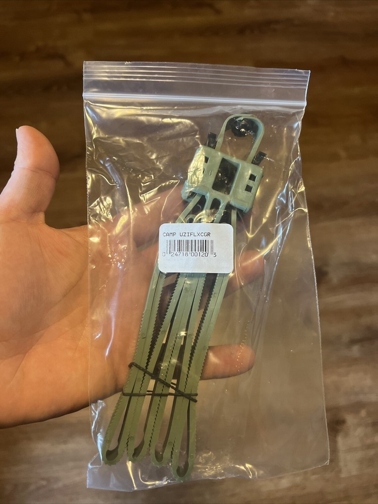 Single Use Double Restraint Flex Cuff - Green