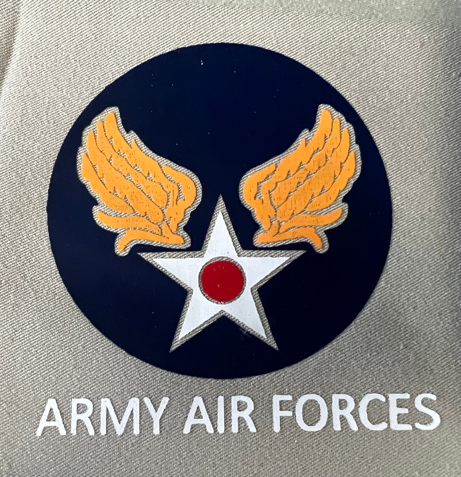 ARMY AIR FORCES FLIGHT SUIT/ FLIGHT GEAR HEAT TRANSFER DECAL