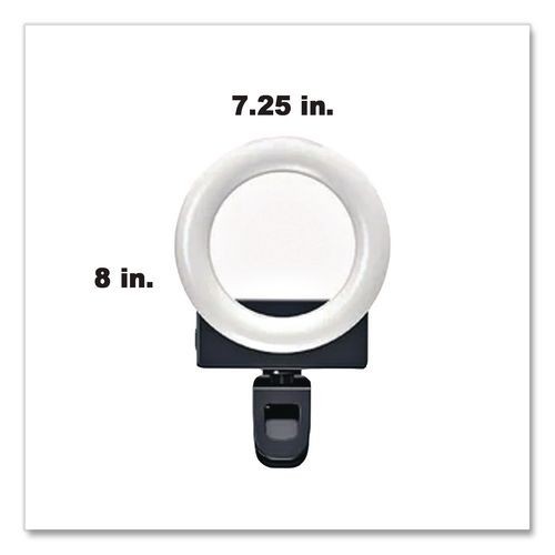 OTM Essentials Universal Ring Light, 3" dia, Black, 2/Pack
