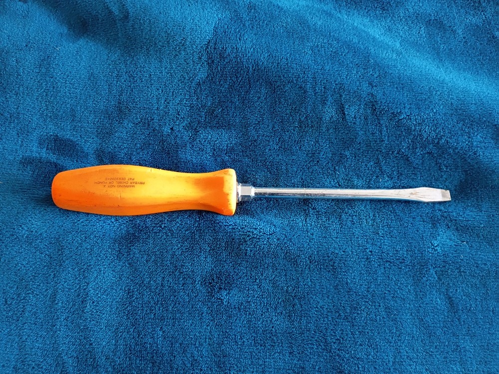 Snap-On Tools SDD6 Orange Hard Handle Screwdriver.
