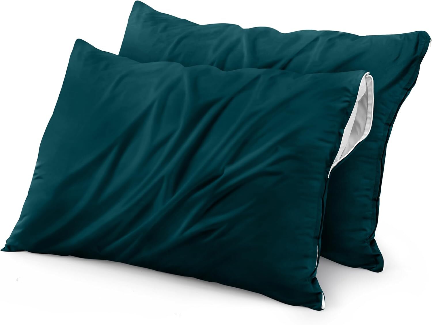 2 Pack Bed Bug Proof Zippered Pillow Encasement Waterproof Utopia Bedding