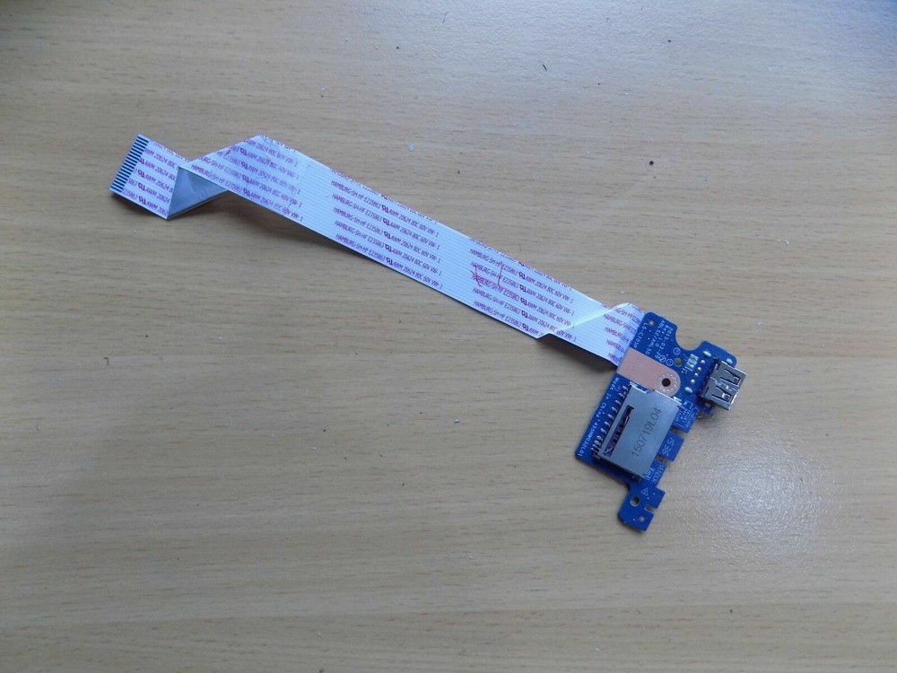 USB Port Card Board For HP 15-BA048NL + Cable Card Reader