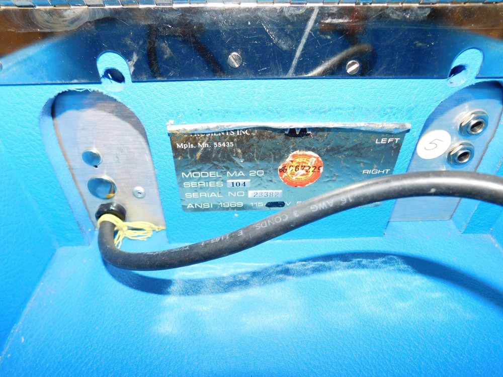 MAICO HEARING INSTRUMENTS INC MODEL MA-20 AUDIOMETER (JCC69)