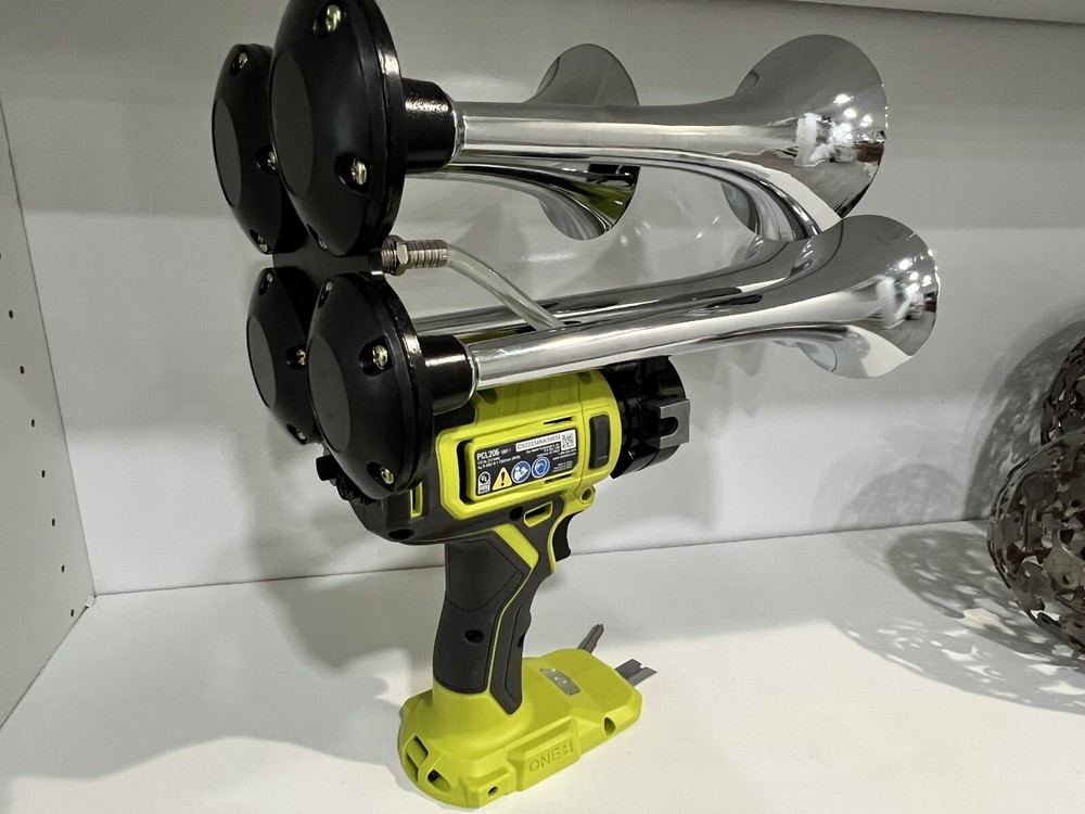 Ryobi 18v Quad Air Train Horn (chrome version)