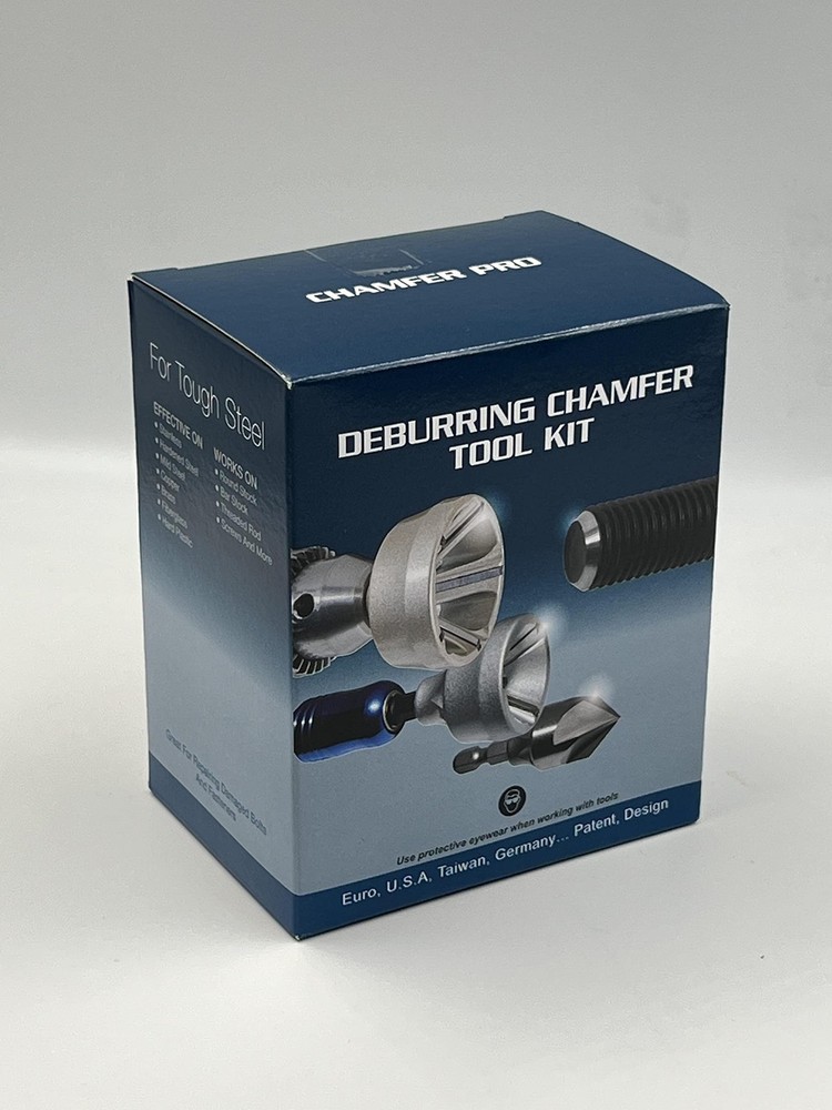 ASA Tools Deburring External Chamfer Tool, Deburring Drill Bit, Remove Burr T...