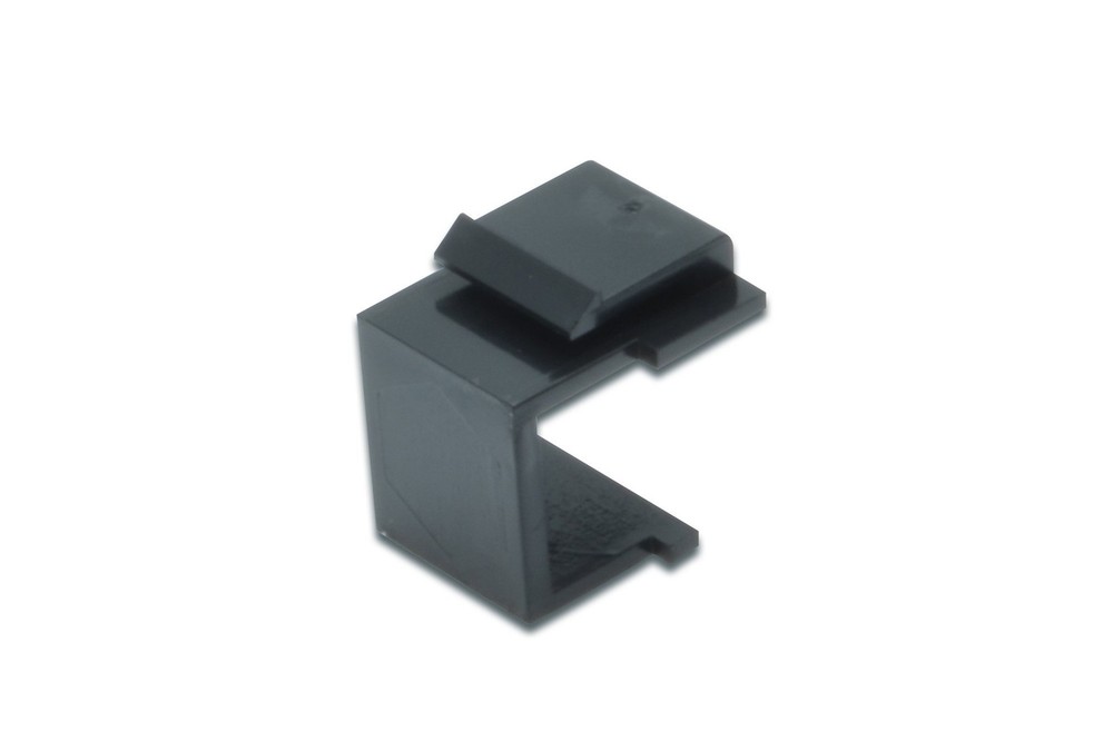 Digitus DNBLIND Locking Cap for Blank Patch Panels Or Sockets, Black, Keystone M