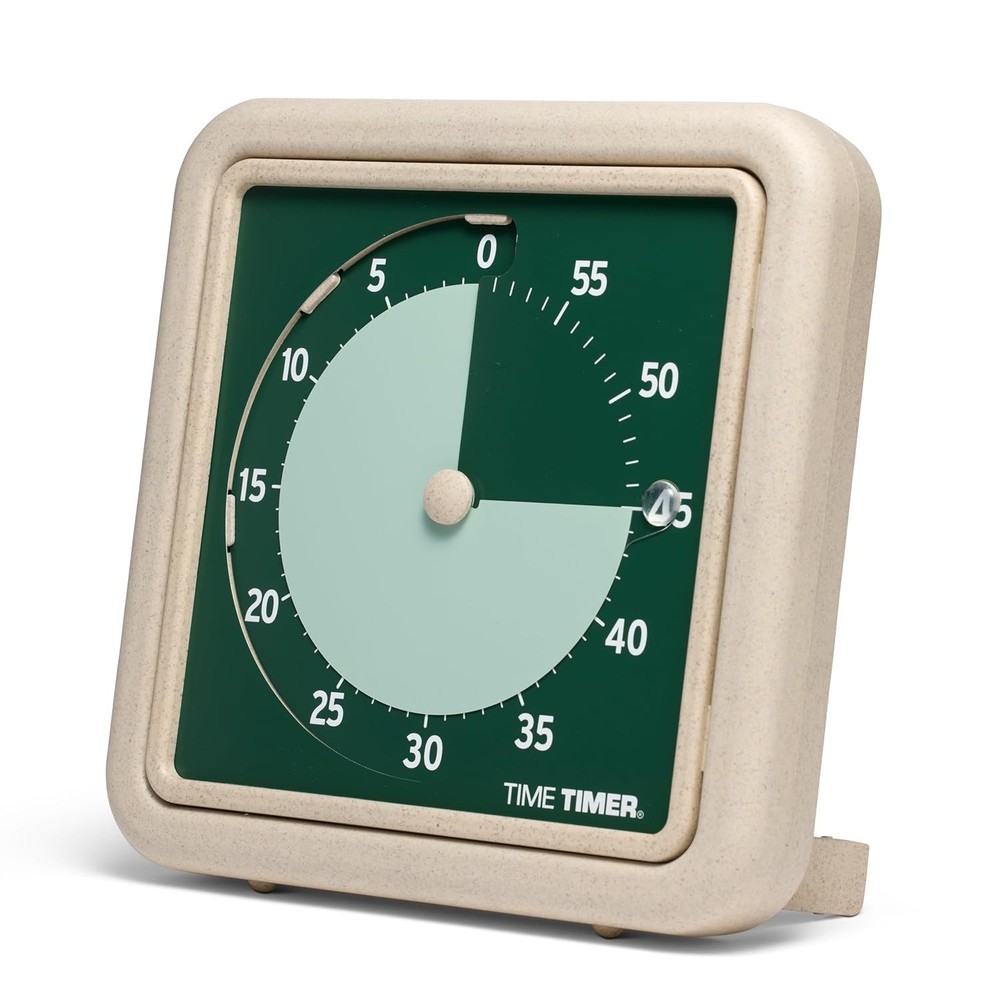 Time Timer® Retro 8 inch Eco Edition Visual Timer - 60 Minute Desk Countdown Cl
