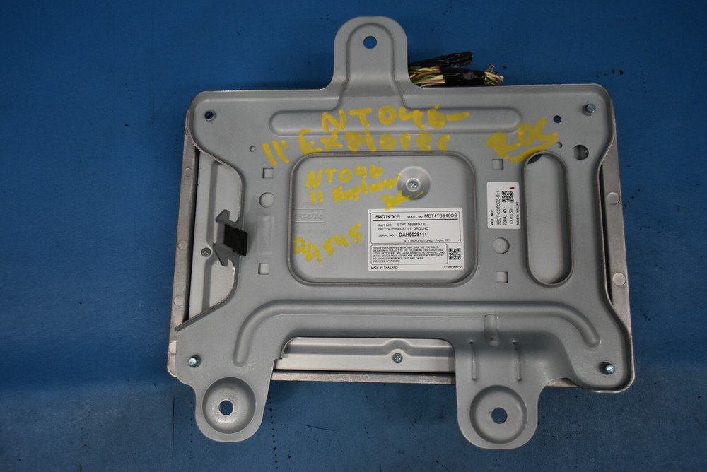 2011-2012 FORD EXPLORER AMP AMPLIFIER AUDIO OEM BT4T18B849DF