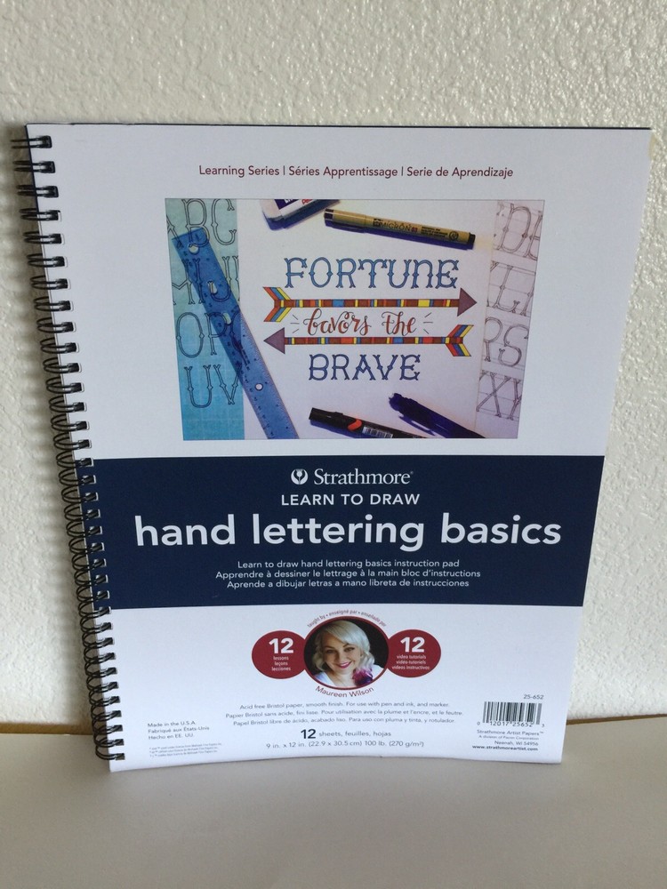 Strathmore Learn to Draw Hand Lettering Basics Lesson Pad