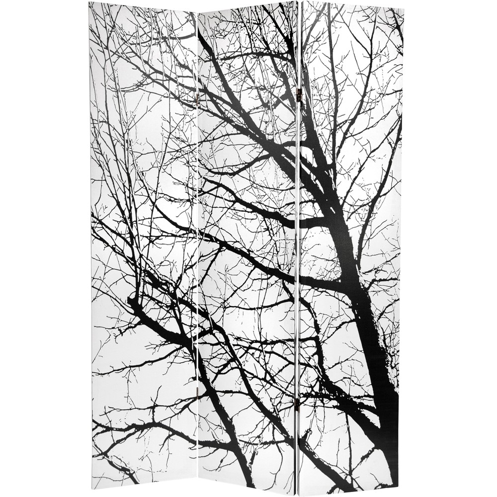 6 ft. Tall Trees Double Sided Room Divider