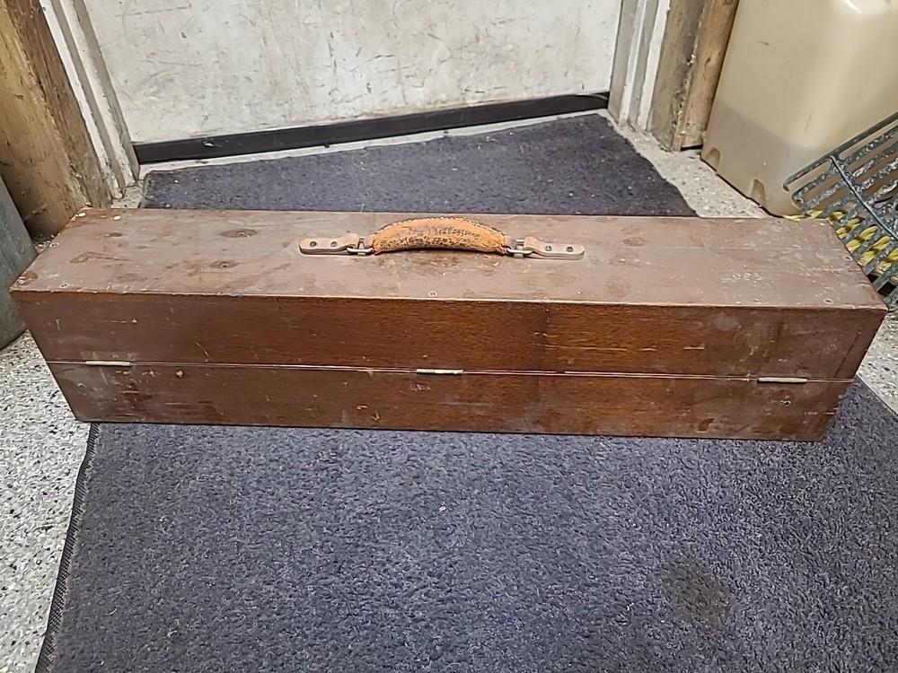 Antique Gurley Engineering Wood Instrument Box