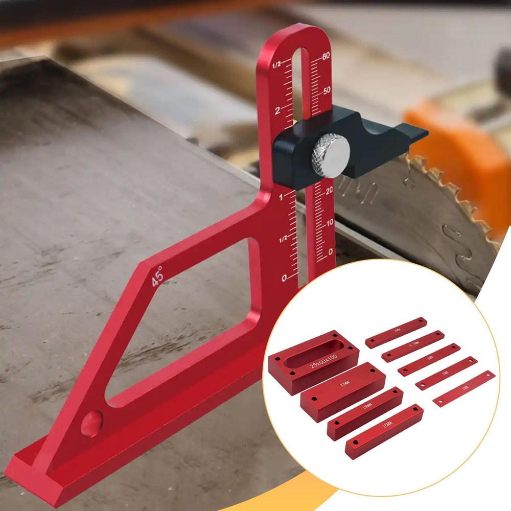 Setup Blocks Height Gauge Set Woodworking Tool Practical Multifunctional