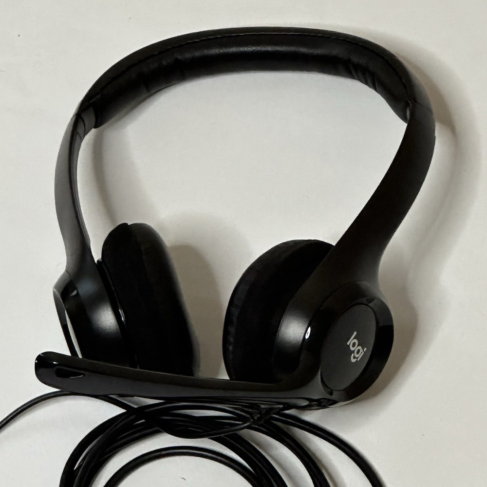 Logitech H390 Logi Usb Headset wired USB-A connection volume mute controls