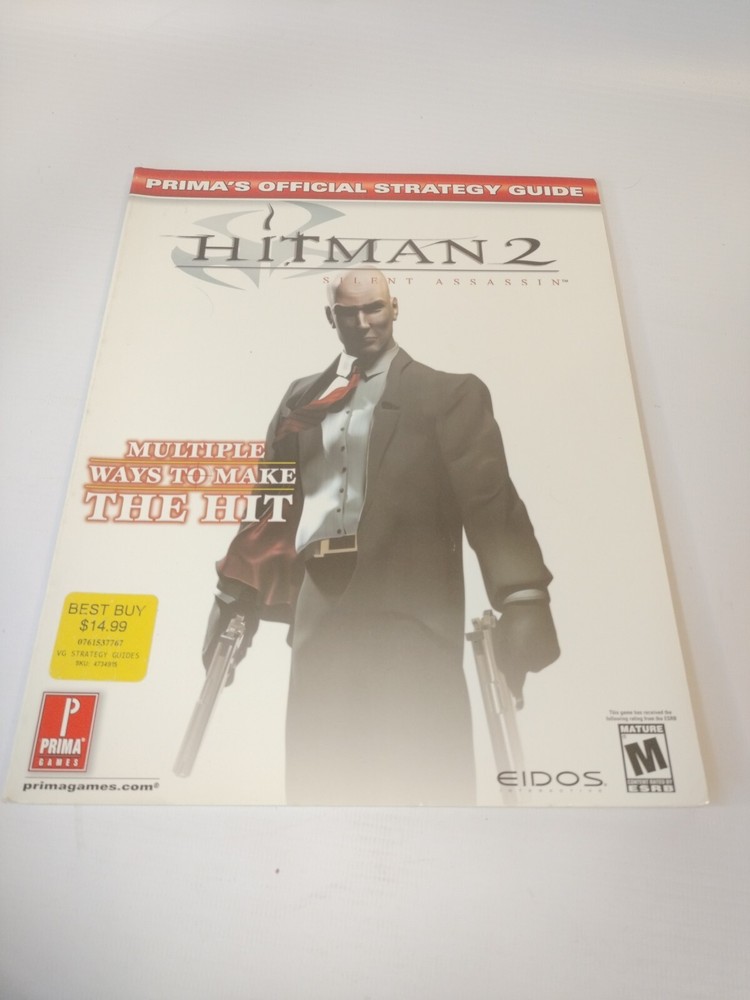 Hitman 2 Silent Assassin Prima Games Strategy Guide Book