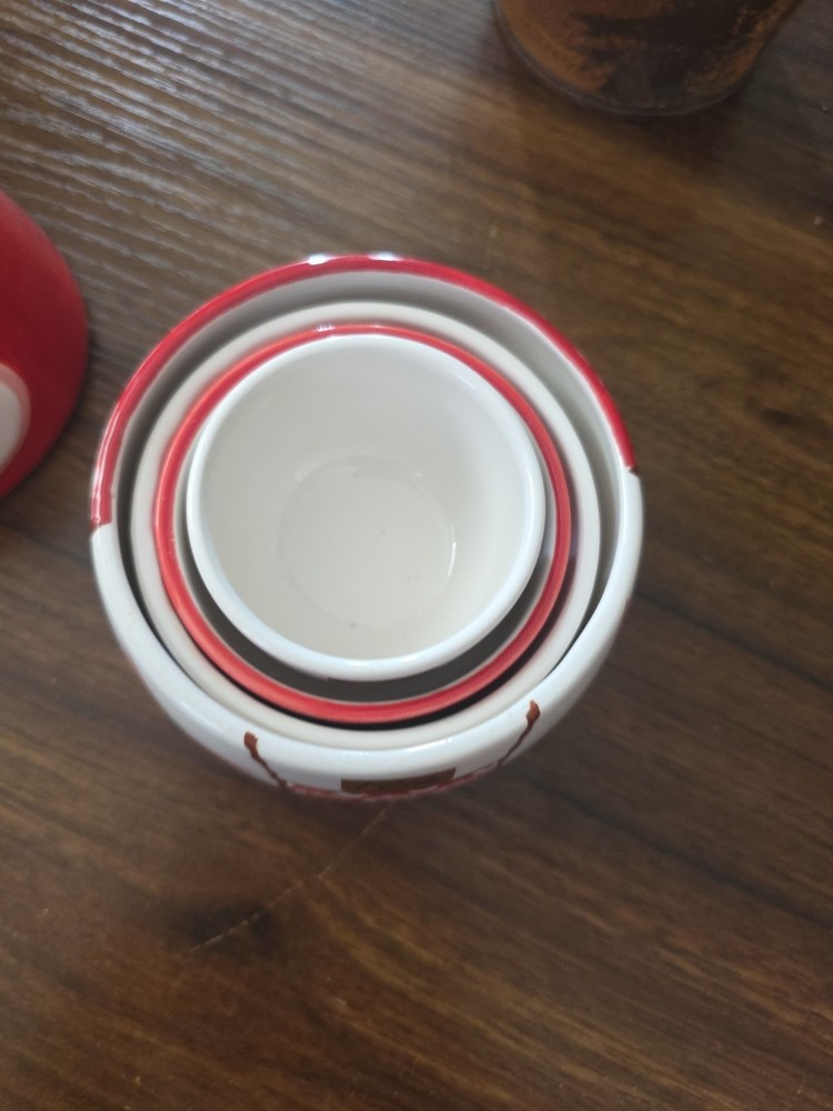 TEMPTATIONS OWL NESTING STACKING MEASURING CUPS 1/4,1/3,1/2,1 CUP