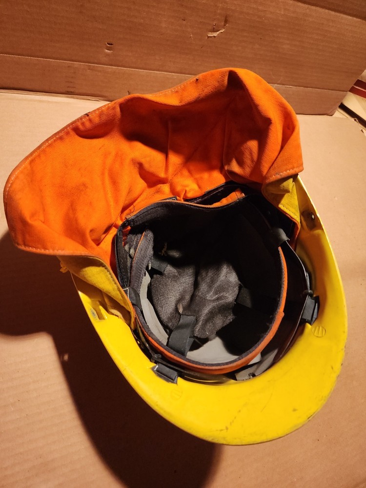 Phenix First Due Firefighter Structural Structure Fire Helmet Yellow MFG unk b