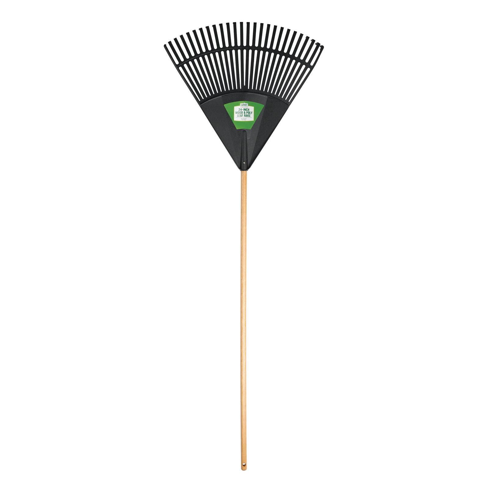 New Expert Gardener, 24-Inch Wood and Poly Leaf Rake