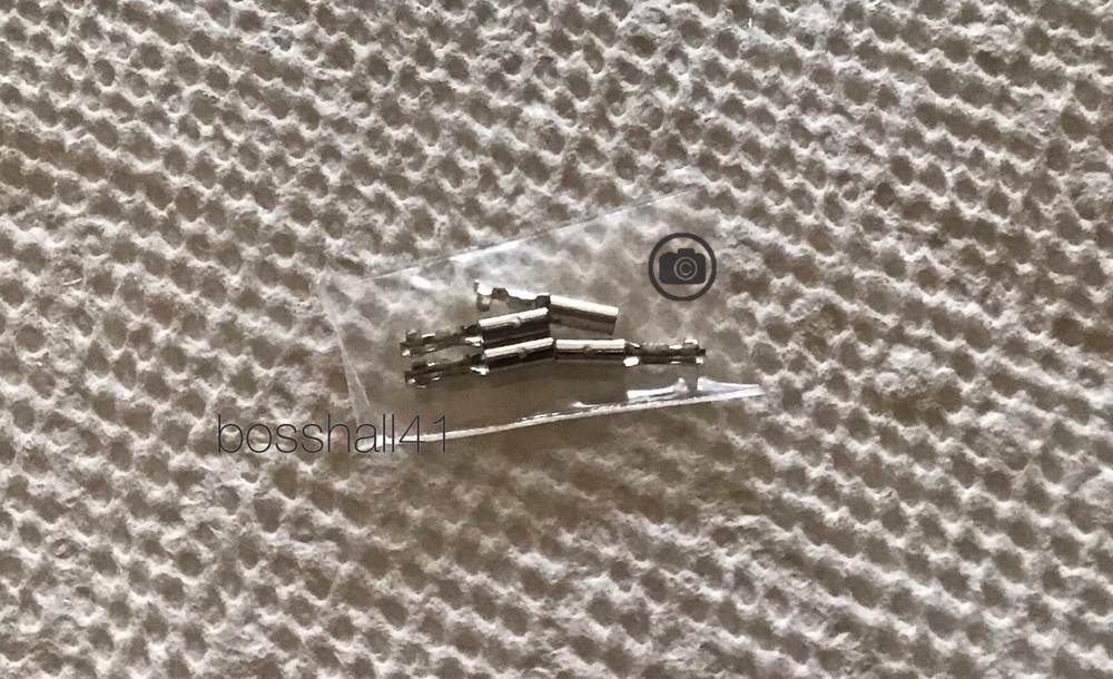 4 Packaged Crimp Cartridge Clips For Tonearm Wire Turntable Record Player