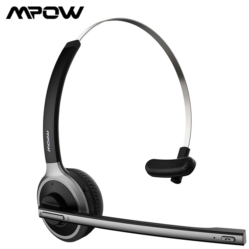 Mpow Bluetooth Headset & Noise Cancelling Microphone Wireless On-Ear Headphones