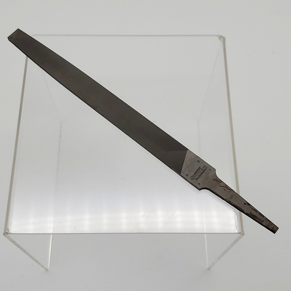 Nicholson 6" Flat Double / Single Cut Smooth File 03533N Rectangular w/ Tang