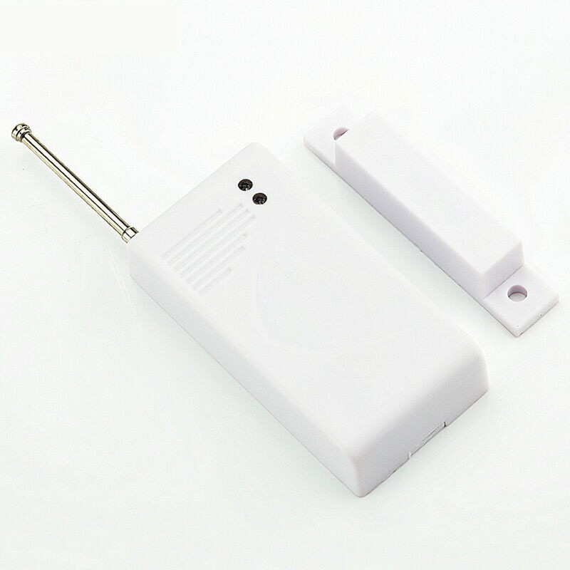 100M Wireless Door Window Alarm Panel Magnetic Contact Sensor 433MHz Code 1527